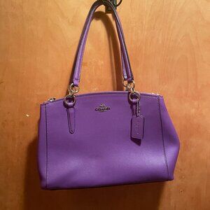 Purple Coach Leather Bag - Unused